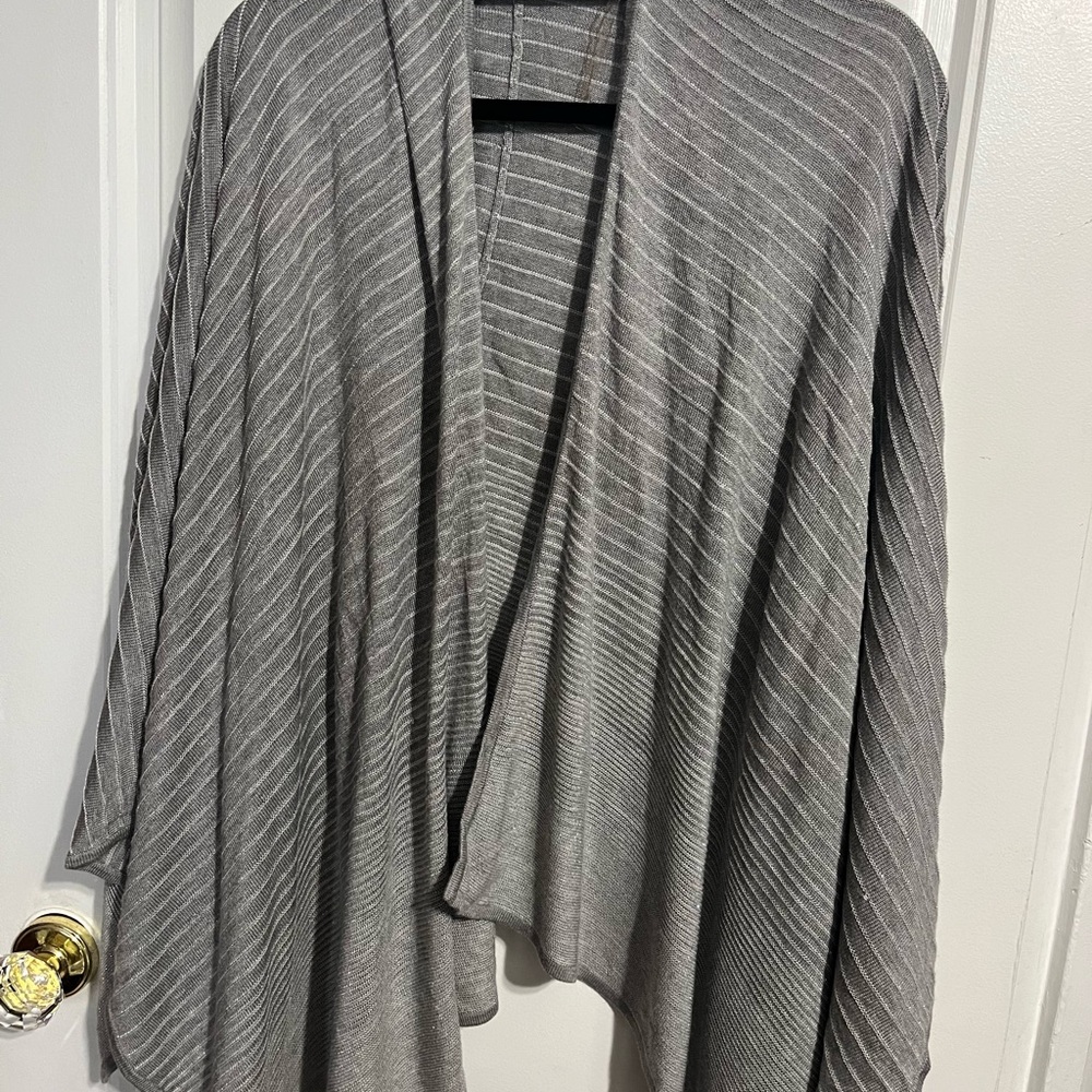 Calvin Klein Grey Striped Women's Sweater‎